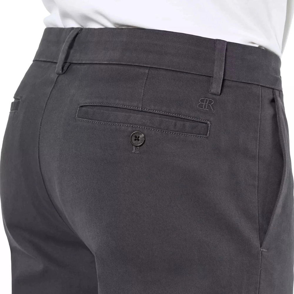 Banana Republic Chino Pants Men 38x30 Straight Fit Slim through Hip Thigh Gray - Picture 3 of 7